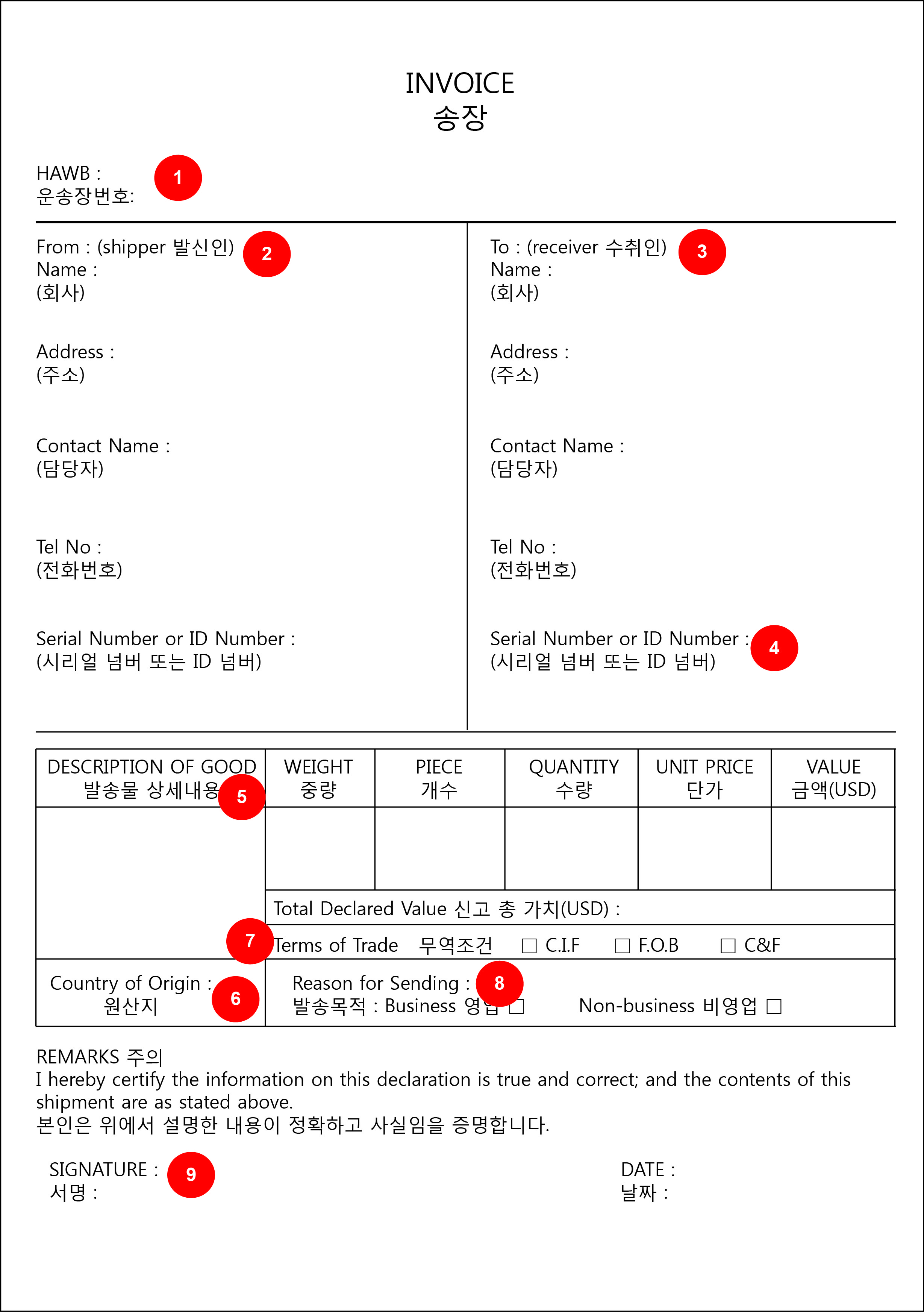 How to prepare invoice